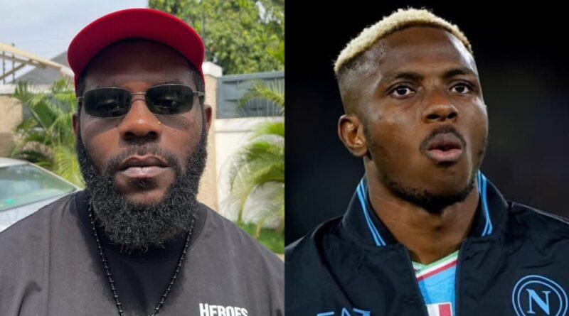 Nigerian rapper Odumodublvck has voiced strong support for Super Eagles striker Victor Osimhen