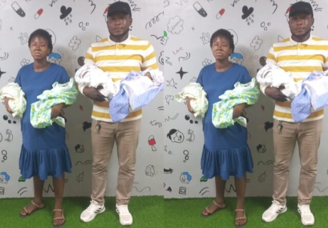 Nigerian couple with quadruplets receives N19M, monthly salary, house help, diapers, milk, and more from generous donors. Financial plan ensures sustainability.